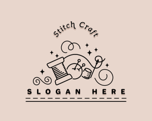 Needle - Sewing Needle Thread logo design