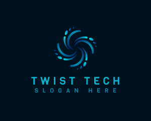 Twist - AI Tech Swoosh logo design