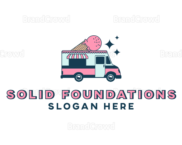 Ice Cream Truck Logo