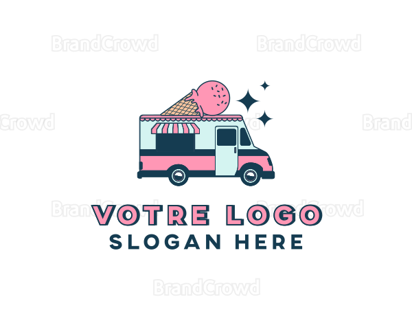 Ice Cream Truck Logo