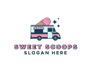 Ice Cream - Ice Cream Truck logo design