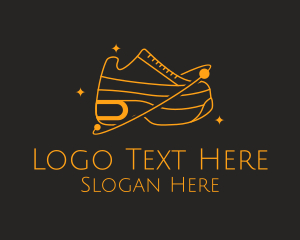 Golden Orbit Shoe  Logo