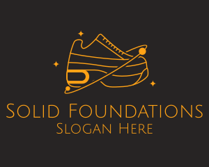 Golden Orbit Shoe  Logo