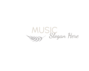 Artisan - Leaf Minimalist Wordmark logo design