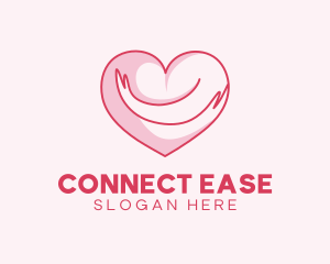 Heart Hug Charity logo design