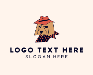 Stylish Fashion Dog Logo