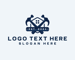 Construction - Hammer Builder Repair logo design