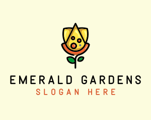 Pizza Garden Restaurant  logo design