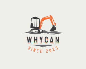 Digging Excavator Construction Logo