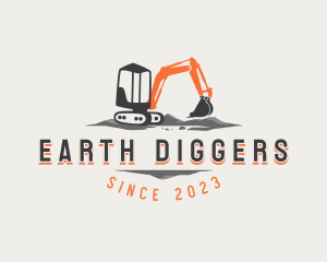 Digging - Digging Excavator Construction logo design