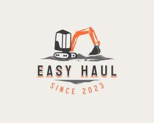 Digging Excavator Construction logo design