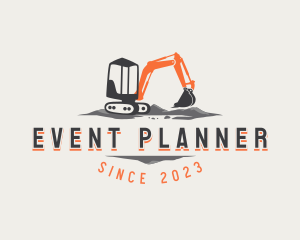 Heavy Equipment - Digging Excavator Construction logo design