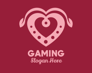 Romantic - Decorative Heart Leaf logo design