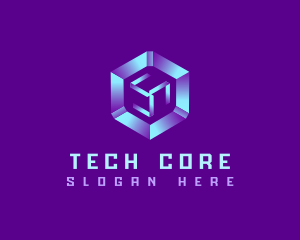 Box Tech Cube logo design