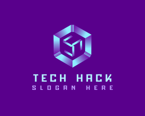 Box Tech Cube logo design