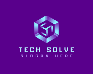 Box Tech Cube logo design