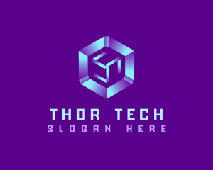 Box Tech Cube logo design