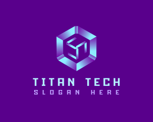 Box Tech Cube logo design