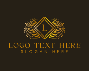 Exclusive - Floral Ornament Boutique logo design