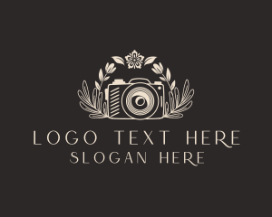 Creative Floral Camera  Logo