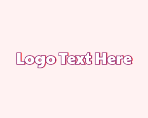 Font - Bold Outline Wordmark logo design