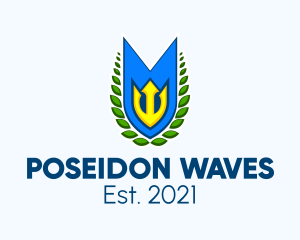 Poseidon - Poseidon Banner Flag logo design