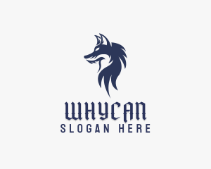 Wild Wolf Character Logo