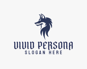 Character - Wild Wolf Character logo design