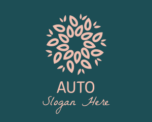 Floral Wreath Decor  Logo