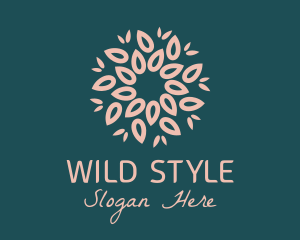 Floral Wreath Decor  logo design