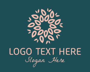 Floral Wreath Decor  Logo