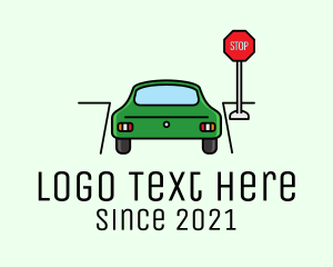 Auto - Automotive Car Stop Sign logo design