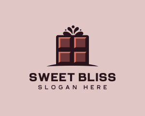 Culinary Chocolate Bar Candy logo design