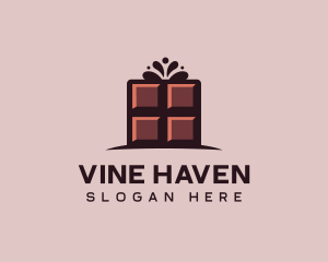 Culinary Chocolate Bar Candy logo design