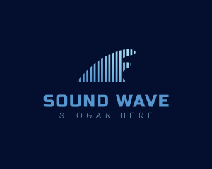 Line Sound Wave logo design