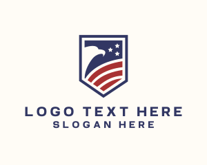 Organization - American Eagle Patriot Shield logo design