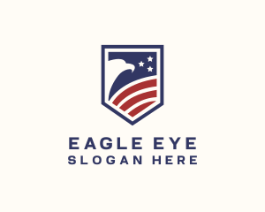 American Eagle Patriot Shield logo design