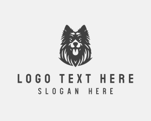 Siberian Husky - Dog Pet Breeder logo design