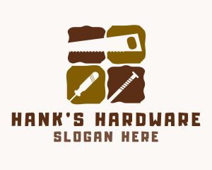 Carpentry Tools Hardware  logo design