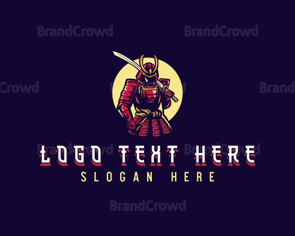 Shogun Samurai Warrior Logo