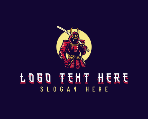 Shogun Samurai Warrior logo design