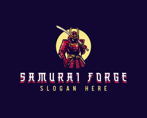 Shogun Samurai Warrior logo design