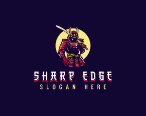 Shogun Samurai Warrior logo design