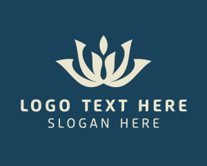 Dermatology - Simple Lotus Wellness logo design