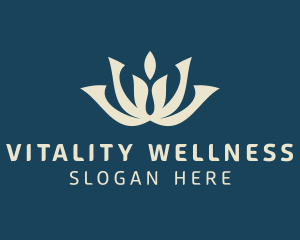 Simple Lotus Wellness logo design