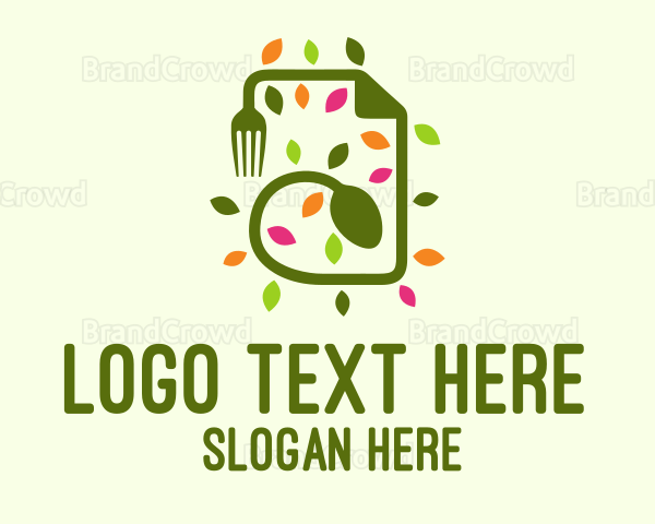 Food Cooking Recipe Menu Logo