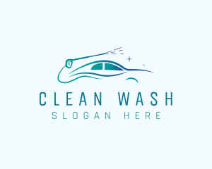 Washing - Automobile Pressure Wash logo design