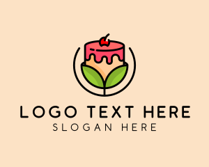 Plant - Organic Dessert Cake logo design