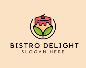 Brasserie - Organic Dessert Cake logo design