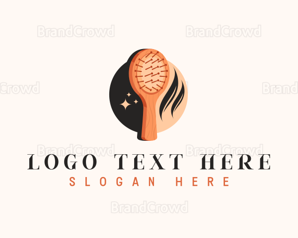 Shiny Hair Comb Logo